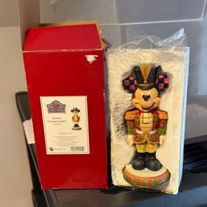 Enesco Mickey Mouse Stalwart Soldier Figurine - Red, Black, Gold